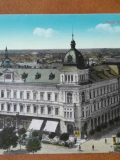 Carte postala, Arad, Banca Andrassy, perioada interbelica