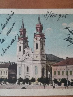 Carte postala, Arad Catedrala Ortodoxa Romana, 1925