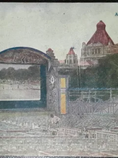 Carte postala, Arad, Cinema de vara, perioada interbelica, necirculata