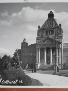 Carte postala, Arad, Palatul Cultural, perioada interbelica