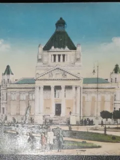 Carte postala, Arad, Palatul Culturii, 1921