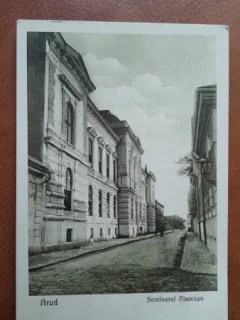 Carte postala, Arad Seminarul Diecezan, 1926