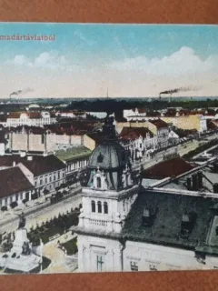 Carte postala, Arad vedere generala, perioada interbelica