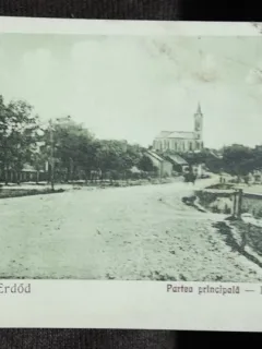 Carte postala, Ardud, partea principala, perioada interbelica
