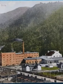 Carte Postala, Azuga, Fabrica de bere, perioada interbelica