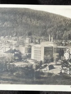 Carte postala, Azuga, vedere generala, 1936