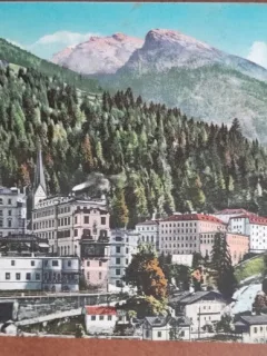 Carte postala, Badgastein, oras in Austria, perioada interbelica