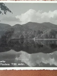 Carte postala, Baia Sprie Lacul Pintea, 1938