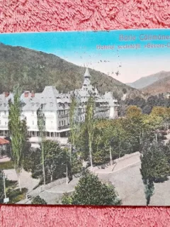 Carte postala, Baile Calimanesti 1928