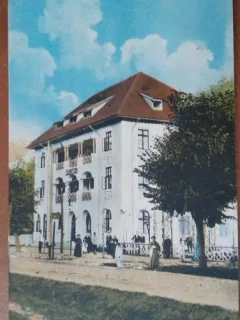 Carte postala, Baile Calimanesti, Hotel Carpati, 1925