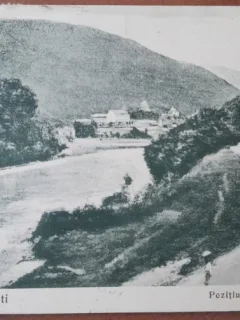 Carte postala, Baile Calimanesti, pozitiune pe Valea Oltului, 1929