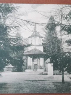 Carte postala, Baile Calimanesti Schitul Ostrov, 1927