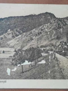Carte postala, Baile Calimanesti, Valea Oltului, perioada interbelica