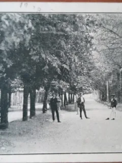 Carte postala, Baile Covasna, promenada, perioada interbelica