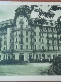 Carte postala, Baile Govora, Hotel Palace, 1936