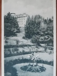 Carte postala, Baile Govora, Hotel Palace, 1937