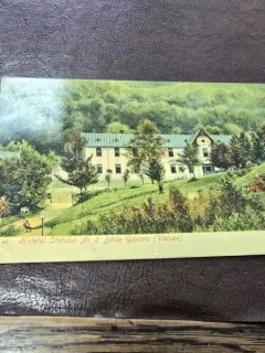 Carte postala, Baile Govora Hotelul Statului 1903
