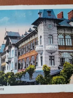 Carte postala, Baile Govora, Hotelul Stefanescu, perioada interbelica
