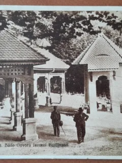 Carte postala, Baile Govora, Izvorul Ferdinand, perioada interbelica