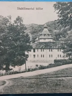Carte postala, Baile Govora, Stabilimentul Bailor, 1927