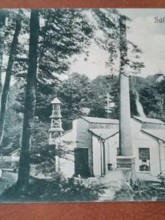 Carte postala, Baile Govora, Uzina Bailor, 1927
