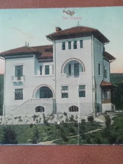 Carte postala, Baile Govora vila Iliescu, 1910
