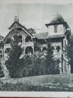 Carte postala, Baile Govora, vila Morariu, 1938