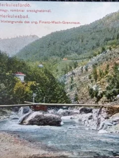 Carte postala, Baile Herculane, 1921