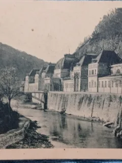 Carte postala, Baile Herculane, Baia Regina Maria, 1936