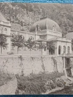 Carte postala, Baile Herculane, Baia Regina Maria, perioada interbelica