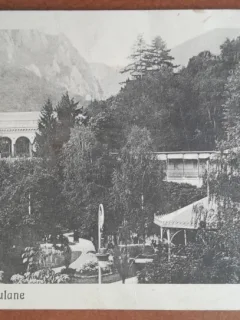 Carte postala, Baile Herculane, Gradina, 1923
