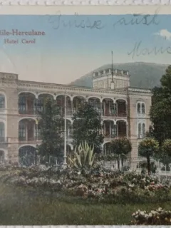 Carte Postala, Baile Herculane, Hotel Carol, 1932