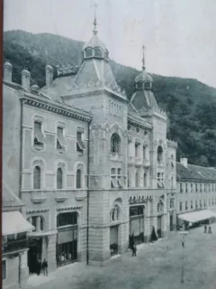 Carte postala, Baile Herculane Hotel Dacia, 1930