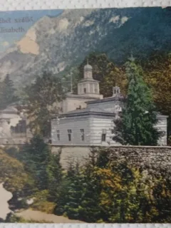 Carte Postala, Baile Herculane, Hotel Elisabeth, perioada interbelica
