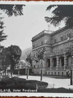 Carte postala, Baile Herculane, hotel Ferdinand, 1942