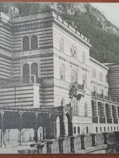 Carte postala, Baile Herculane, hotel Franz Josef, perioada interbelica