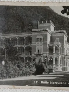 Carte Postala, Baile Herculane, Hotelul Carol, 1943