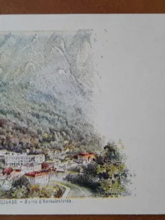 Carte postala, Baile Herculane, inceput de secol XX