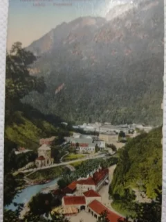 Carte Postala, Baile Herculane, Vedere generala, 1918