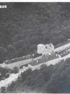 Carte postala, Baile Herculane, vedere generala, 1943