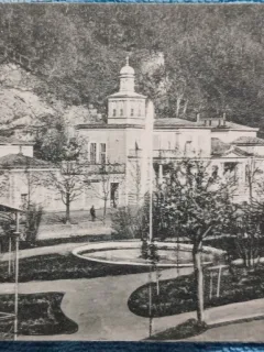 Carte postala, Baile Herculane, vila Elisabeta, 1932
