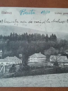 Carte postala, Baile Malnas vedere generala, 1930