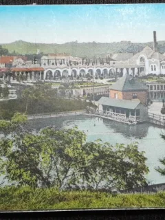 Carte postala, Baile Ocna, 1928