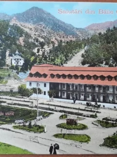 Carte postala, Baile Olanesti, 1912