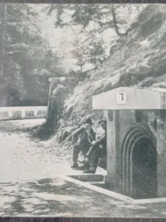 Carte postala, Baile Olanesti izvorul nr.1, 1929