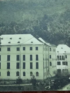 Carte postala, Baile Olanesti Valcea, hotelul Bailor, perioada interbelica
