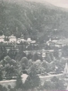 Carte Postala, Baile Slanic Moldova vedere generala, 1929