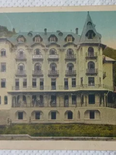 Carte Postala, Baile Slanic Moldova, Vila Palas si Mari-Ana, 1939