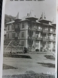 Carte Postala, Baile Slanic Moldova, Vila Stanescu, perioada interbelica