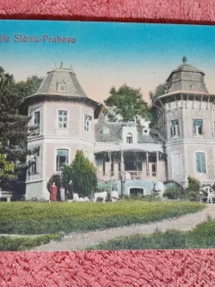 Carte postala, Baile Slanic-Prahova, vila Bagdat, perioada interbelica